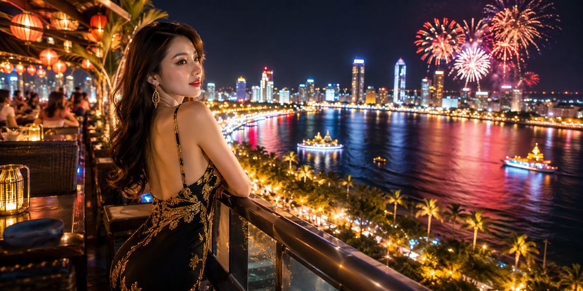 Khu vực giải trí casino tại bãi biển Sài Gòn về đêm