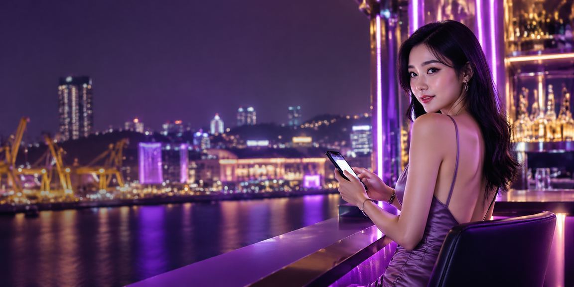 Đèn neon rực rỡ ở Vũng Tàu về đêm gợi cảm giác sôi động của cá cược thể thao và giải trí xsth7